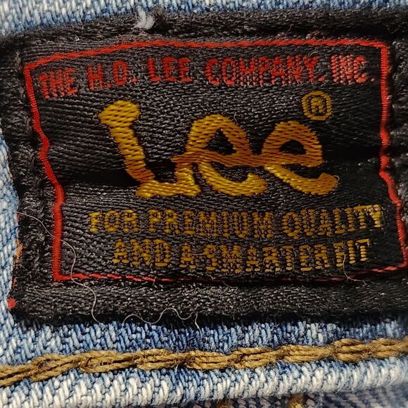 Lee Bootcut Jeans Size 10Long Blue Snowstone Mid Rise Soft Premium Stretch Denim - Picture 13 of 15